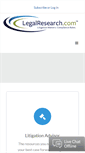 Mobile Screenshot of legalresearch.com